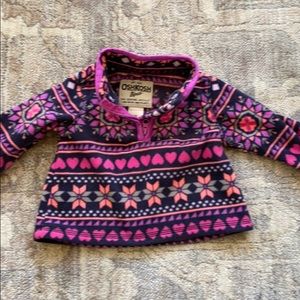 Excellent shape (no piling) fleece sweater